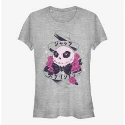 Best Sale 🧨 Disney The Nightmare Before Christmas Cutie Japanese Text Girls T-Shirt 🔥