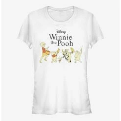Budget 🎁 Disney Winnie The Pooh Pooh Parade Girls T-Shirt 🔥