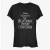 Brand new 🎁 Disney The Nightmare Before ❄ Christmas Logo 👍 Girls T-Shirt ⭐
