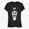Best Pirce 🔥 Disney The Nightmare Before ❄ Christmas Santa Jack Girls T-Shirt 💯