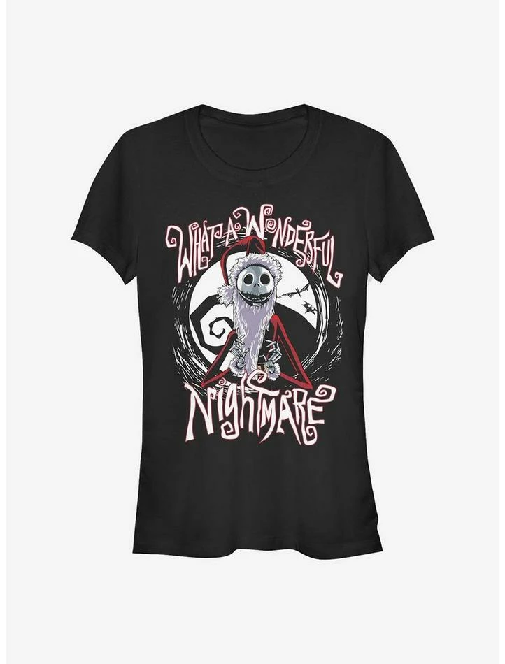Discount ✔️ Disney The Nightmare Before ❄ Christmas Santa Jack ✨ Girls T-Shirt ✔️ 2 Discount ✔️ Disney The Nightmare Before ❄ Christmas Santa Jack ✨ Girls T-Shirt ✔️ - Image 2