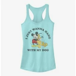 Flash Sale 👏 Disney Mickey Mouse Mickey Dog Lover 👏 Girls Tank ⌛