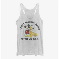 Buy 😉 Disney Mickey Mouse Mickey Dog Lover Girls Tank 👍