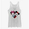 Outlet ⭐ Disney Mickey Mouse Mickey Minnie Heart 🔥 Girls Tank 😉