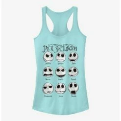 Hot Sale ✨ Disney The Nightmare Before Christmas Jack Emotions ✔️ Girls Tank ✨