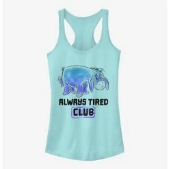 Discount 🤩 Disney Winnie The Pooh Eeyore Tired Club ⌛ Girls Tank ✔️
