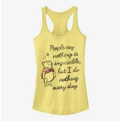 Cheap 🥰 Disney Winnie The Pooh Impossible Girls Tank 🔥