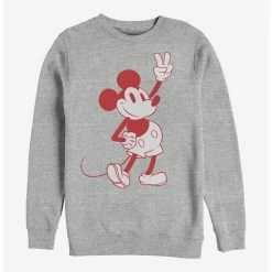 Best Sale ✔️ Disney Mickey Mouse Simple Mickey Outline Crew Sweatshirt 🌟