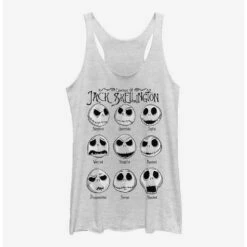 Deals 🧨 Disney The Nightmare Before Christmas Jack Emotions 🥰 Girls Tank ✨