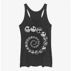 Outlet ⭐ Disney The Nightmare Before 🌟 Christmas Jack Emotions Spiral Girls Tank 🎁