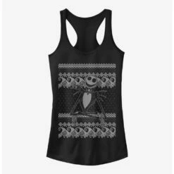 Best Pirce 😉 Disney The Nightmare Before ❄ Christmas Jack Intarsia Sweater Girls Tank 👍