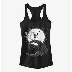 Outlet ⌛ The Nightmare Before ❄ Christmas Jack & Sally Meant To Be 🌟 Girls Tank Top ✔️