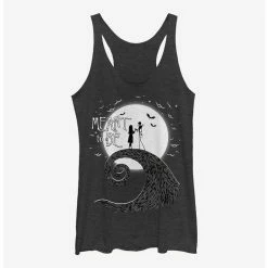 Outlet 🌟 The Nightmare Before Christmas Jack & Sally Meant To Be Girls Tank Top ❤️