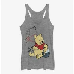 Best deal 🌟 Disney Winnie The Pooh Pooh Line Art 🎉 Girls Tank ✔️