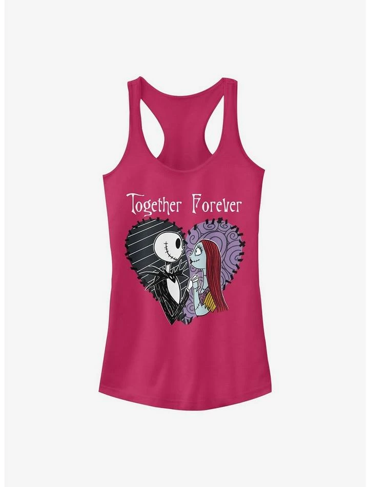 Best Sale π The Nightmare Before Christmas Jack & Sally Together Forever Girls Tank Top β 1 Best Sale π The Nightmare Before Christmas Jack & Sally Together Forever Girls Tank Top β