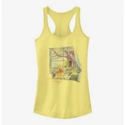 Hot Sale 🎁 Disney Winnie The Pooh Winnie Window Girls Tank 🛒