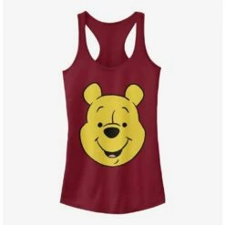 Discount ⭐ Disney Winnie The Pooh Winnie Big Face Girls Tank ❤️