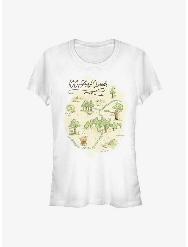 Wholesale โค๏ธ Disney Winnie The Pooh Acre Map Girls T-Shirt ๐ 1 Wholesale โค๏ธ Disney Winnie The Pooh Acre Map Girls T-Shirt ๐