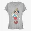 Coupon ⭐ Disney Pinocchio Vintage Pinocchio 😉 Girls T-Shirt 😍
