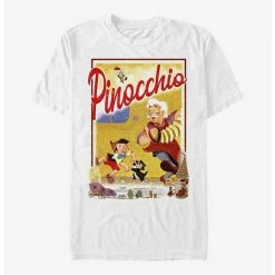 Cheap 👍 Disney Pinocchio Storybook Poster T-Shirt ❤️