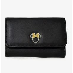 Brand new 🔔 Disney Minnie Mouse Bow Vegan Leather Foldover Wallet 🔥