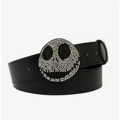 Outlet 🎉 Nightmare Before Christmas Jack Rhinestone Vegan Leather Waist Belt 🎁