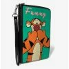 Flash Sale ✔️ Winne the Pooh Tigger Funny Zip Around Wallet ❤️