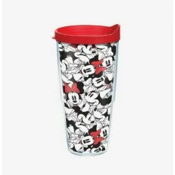 Cheap ❤️ Disney Minnie Mouse Expressions 24oz Classic Tumbler With Lid 🥰