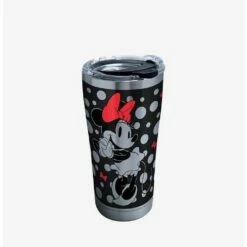 Coupon ⭐ Disney Minnie Mouse Silver 20oz Stainless Steel Tumbler With Lid ⭐