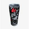 Hot Sale 💯 Disney Minnie Mouse Silver 30oz Stainless Steel Tumbler With Lid ✔️