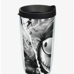 Cheapest 🧨 The Nightmare Before ❄ Christmas Torn Collage 16oz Classic Tumbler With Lid 🛒