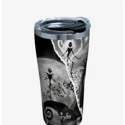 Best Sale ⌛ The Nightmare Before 😉 Christmas Torn Collage 20oz Stainless Steel Tumbler With Lid ✔️