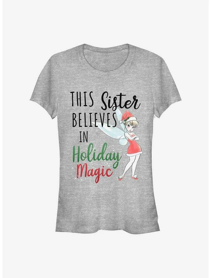 Outlet โค๏ธ Disney Tinker Bell Holiday Magic Sister ๐ Girls T-Shirt ๐ 1 Outlet โค๏ธ Disney Tinker Bell Holiday Magic Sister ๐ Girls T-Shirt ๐