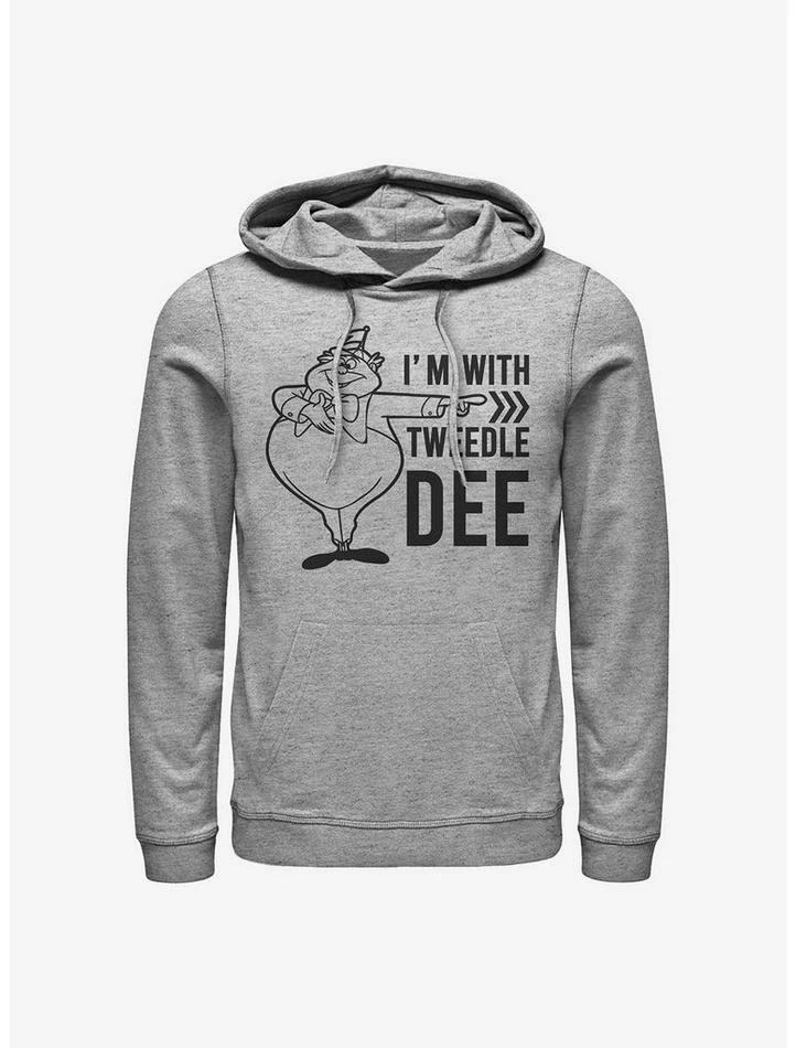 Budget ๐งจ Disney Alice In Wonderland I'm With Tweedle Dee Hoodie โ๏ธ 1 Budget ๐งจ Disney Alice In Wonderland I'm With Tweedle Dee Hoodie โ๏ธ