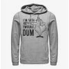 Cheapest ⌛ Disney Alice In Wonderland I'm With Tweedle Dum Hoodie ⌛