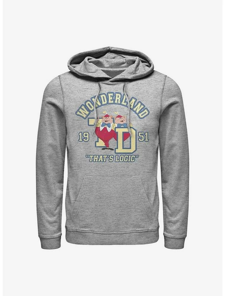 Best Sale ❤️ Disney Alice In Wonderland Tweedle Collegiate Hoodie 💯 1 Best Sale ❤️ Disney Alice In Wonderland Tweedle Collegiate Hoodie 💯