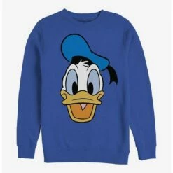 Cheap ✨ Disney Donald Duck Big Face Donald Crew Sweatshirt ✔️