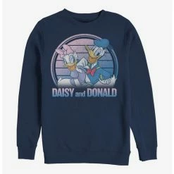 Outlet ❤️ Disney Donald Duck Daisy And Donald Crew Sweatshirt ❤️