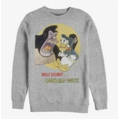 Deals 🧨 Disney Donald Duck Donald And The Gorilla Crew Sweatshirt ❤️