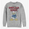 Cheap 😉 Disney Donald Duck Original Donald Sketchbook Crew Sweatshirt 🌟