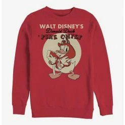 Best Pirce ✔️ Disney Donald Duck Vintage Fireman Donald Crew Sweatshirt 🎉