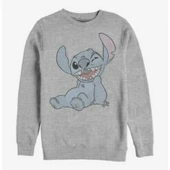 Cheapest ❤️ Disney Lilo & Stitch Halftone Stitch Crew Sweatshirt ✨