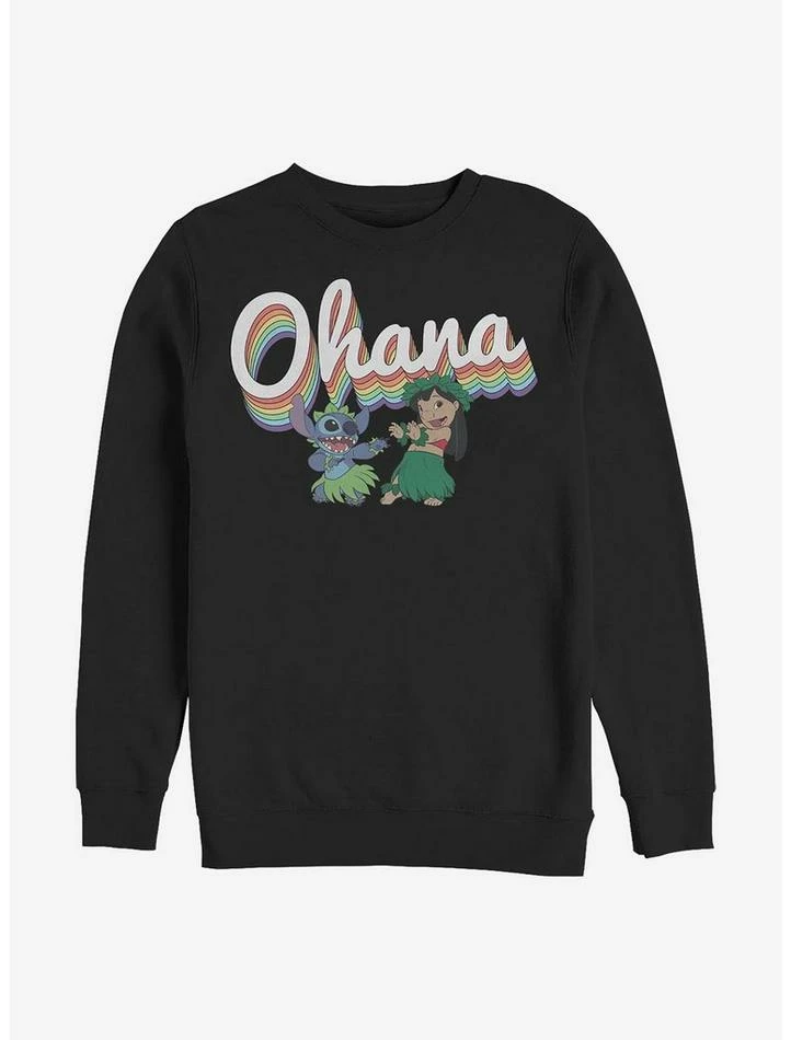 Deals π Disney Lilo & Stitch Rainbow Ohana Crew Sweatshirt β 1 Deals π Disney Lilo & Stitch Rainbow Ohana Crew Sweatshirt β