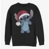 Top 10 ⭐ Disney Lilo & Stitch Santa Hat Crew Sweatshirt 🛒