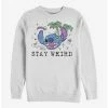 Best Sale 🎉 Disney Lilo & Stitch Stay Weird Stitch Crew Sweatshirt 🎁