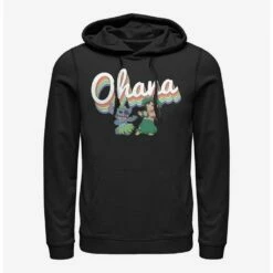 Coupon ❤️ Disney Lilo & Stitch Rainbow Ohana Hoodie 😍