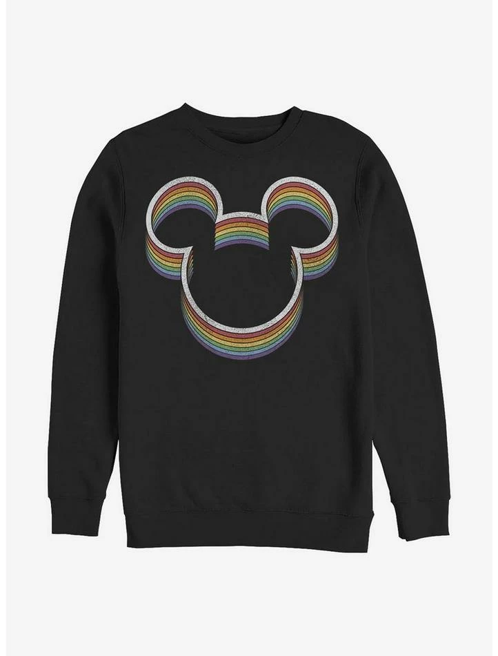Top 10 👍 Disney Mickey Mouse Rainbow Ears Crew Sweatshirt 👍 1 Top 10 👍 Disney Mickey Mouse Rainbow Ears Crew Sweatshirt 👍