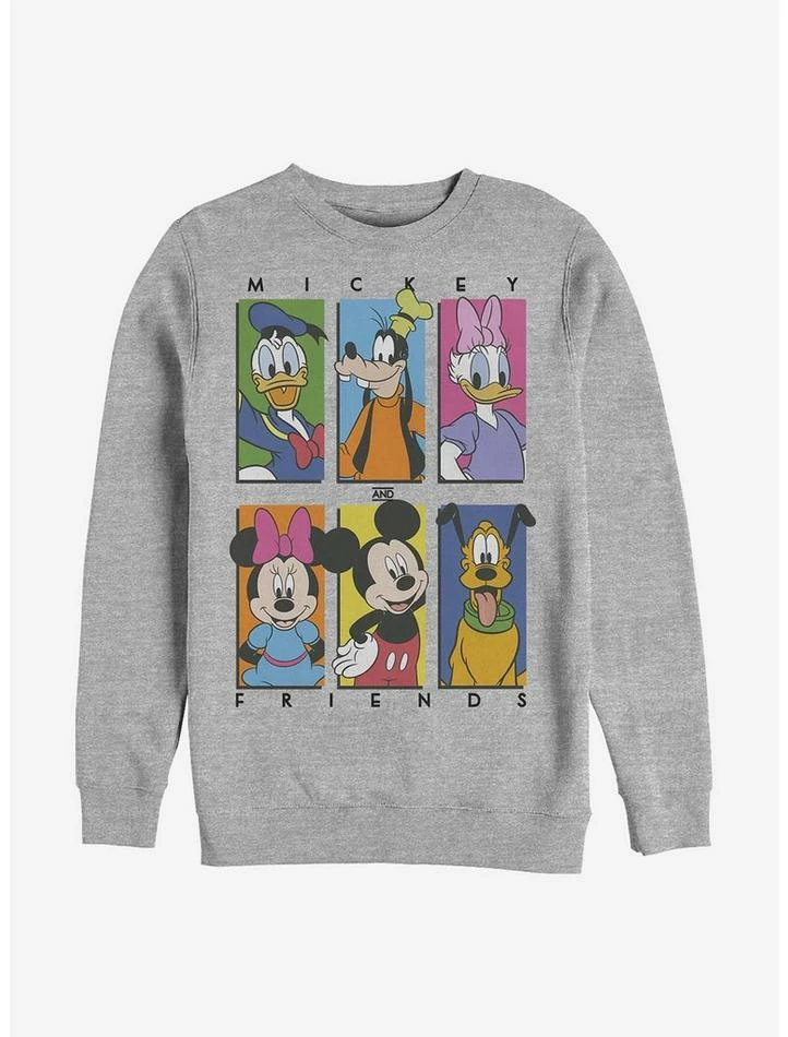 Cheapest ⌛ Disney Mickey Mouse And Friends Classic Six Crew Sweatshirt ⭐ 1 Cheapest ⌛ Disney Mickey Mouse And Friends Classic Six Crew Sweatshirt ⭐