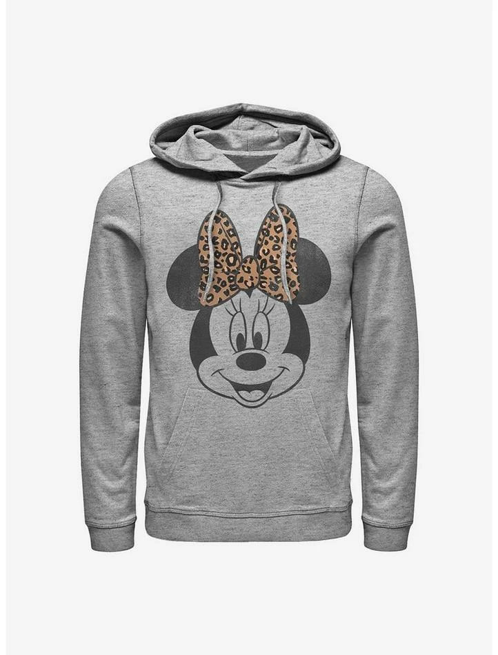 Buy 👏 Disney Minnie Mouse Modern Minnie Face Leopard Hoodie ❤️ 1 Buy 👏 Disney Minnie Mouse Modern Minnie Face Leopard Hoodie ❤️