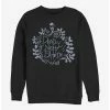 New ✨ Disney The Nightmare Before ❄ Christmas Deadly Night Shade Crew Sweatshirt ⌛